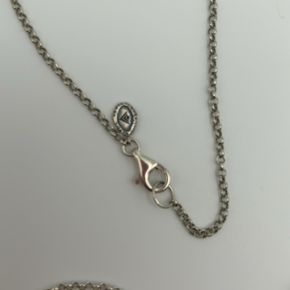 Silpada Sterling Silver and Brass Reversable Sundial Aztec Necklace - N3100 - Picture 6 of 6